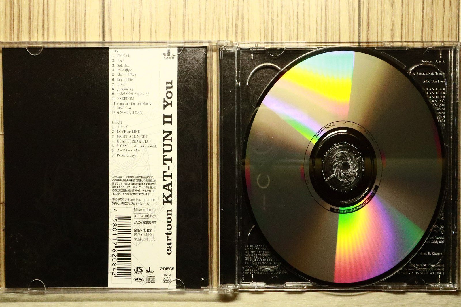 国内盤CD☆カトゥーン/KAT-TUN□ cartoon KAT-TUN II You (初回限定盤 