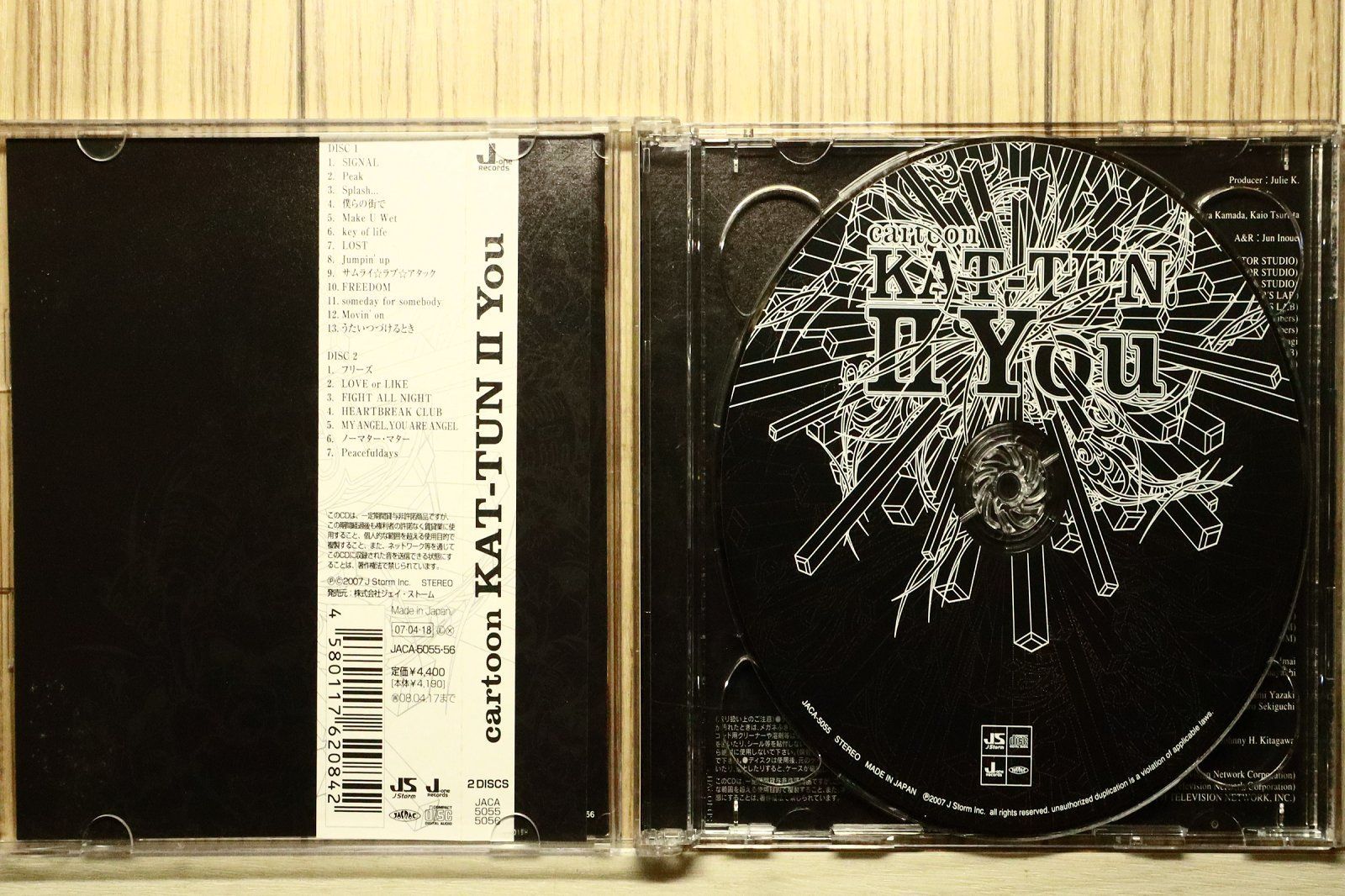 国内盤CD☆カトゥーン/KAT-TUN□ cartoon KAT-TUN II You (初回限定盤 