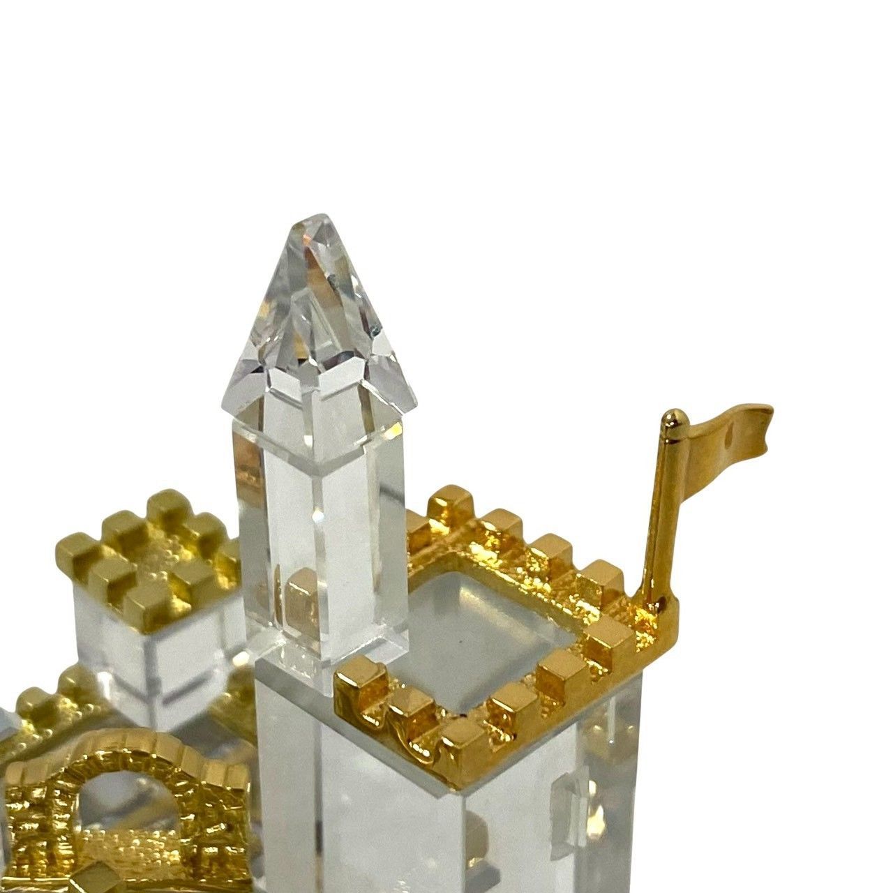 Y【SWAROVSKI】Journeys Castle クリスタル メモリーズ お城 ゴールド