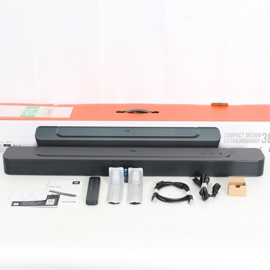 美品】JBL BAR 300 JBLBAR300PROBLKJN ブラック サウンドバー 