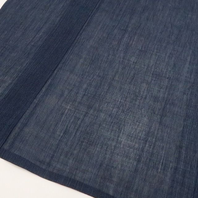 新品・小千谷縮】麻 洗える夏着物 仕付け糸付 tomihisa“風を纏い涼を