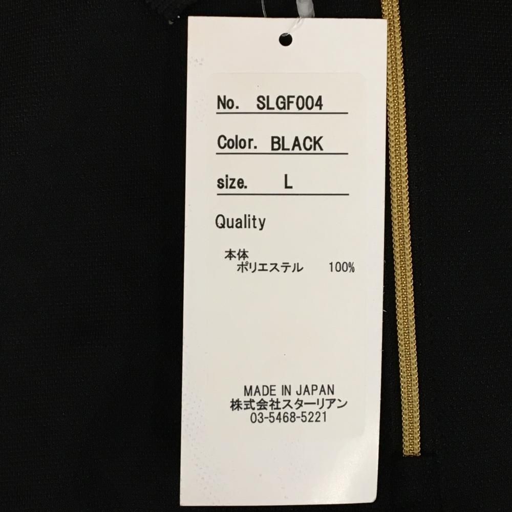 新品】スターリアン 半袖ポロシャツ 黒 ハーフジップ メンズ 3(L