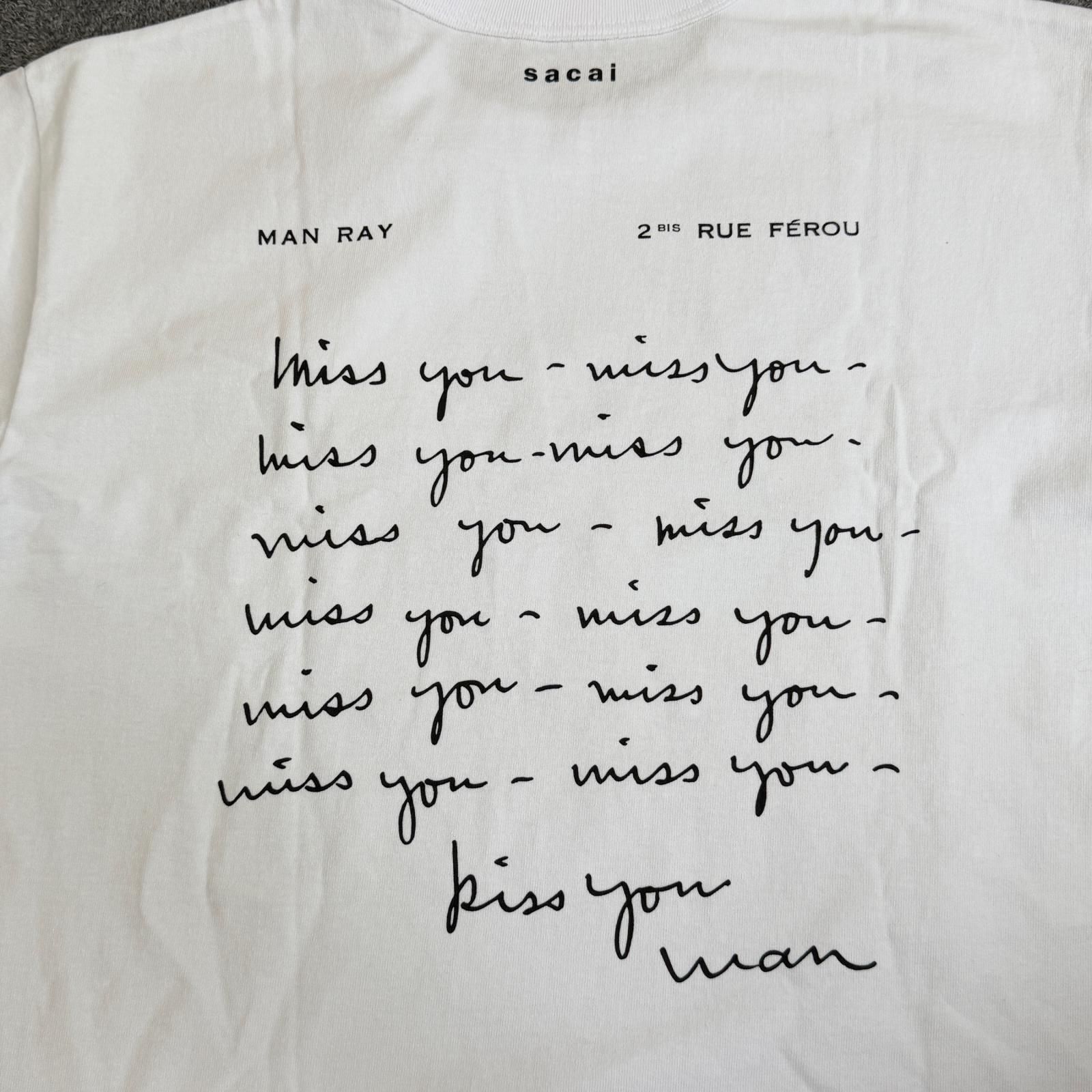 未使用 sacai 25AW MAN RAYTシャツ マンレイ 半袖カットソー サカイ 25 
