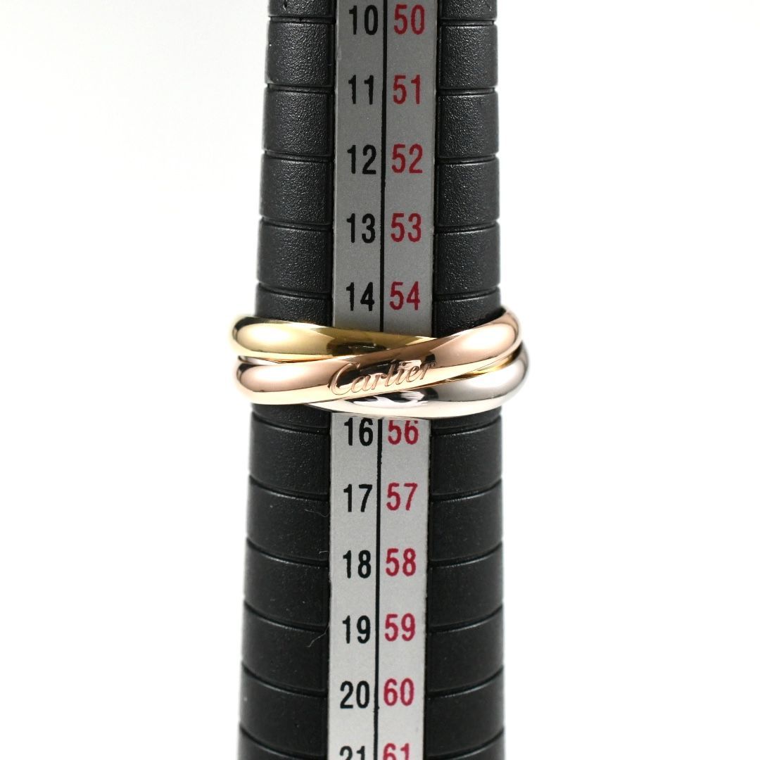 Cartier カルティエ トリニティリング SM K18 スリーカラー SIZE:55