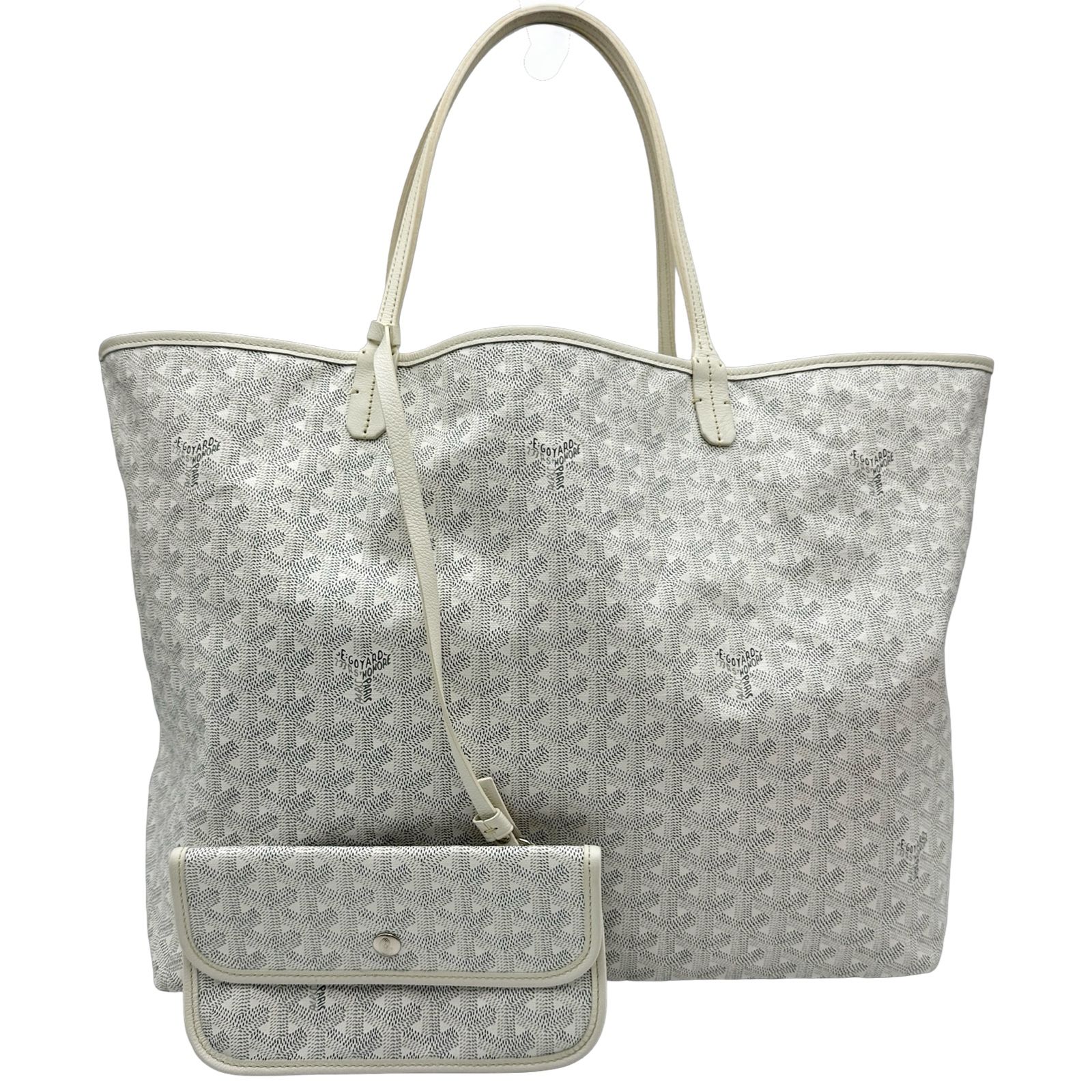 ゴヤール GOYARD サンルイGM ホワイト ゴヤールディンキャンバス