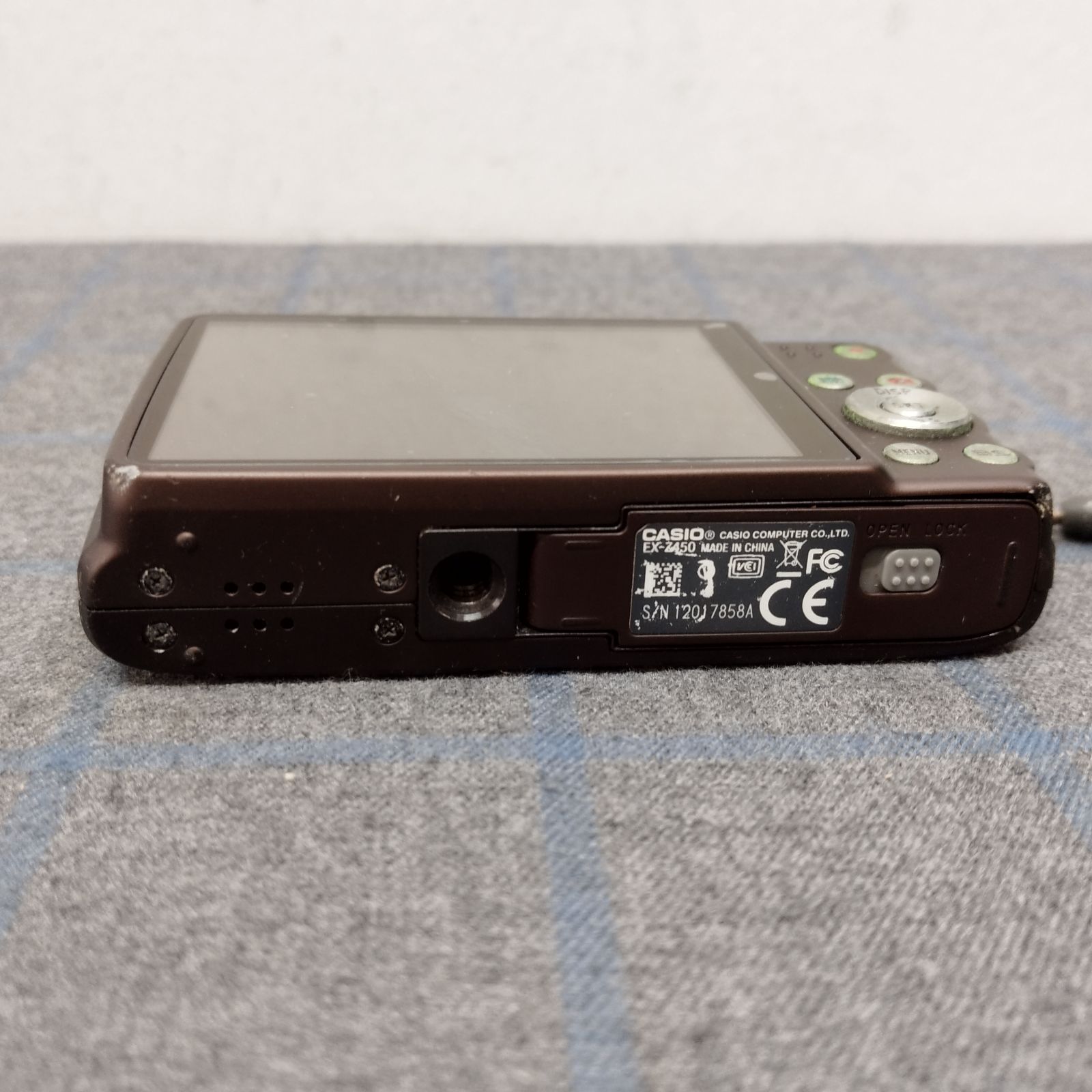 CASIO カシオ EXILM EX-Z450 コンパクトデジタルカメラ ブラウン L2333