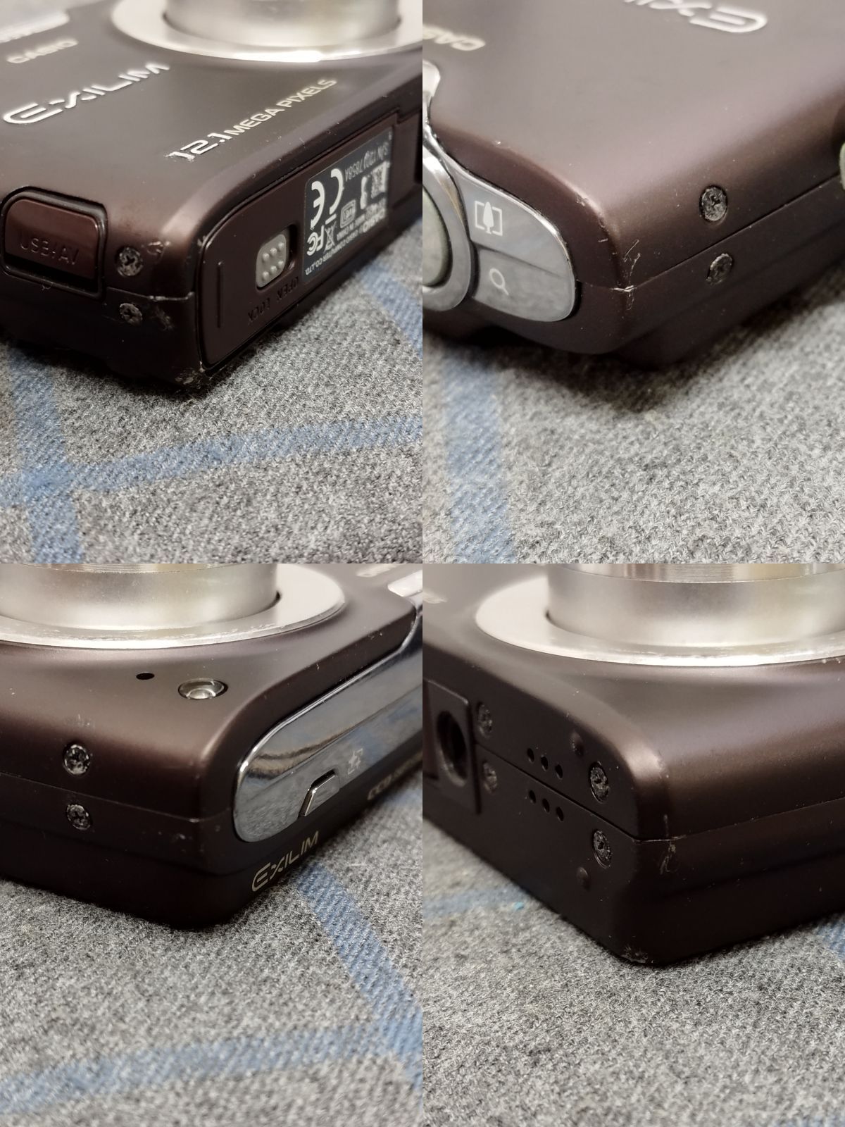 CASIO カシオ EXILM EX-Z450 コンパクトデジタルカメラ ブラウン L2333 