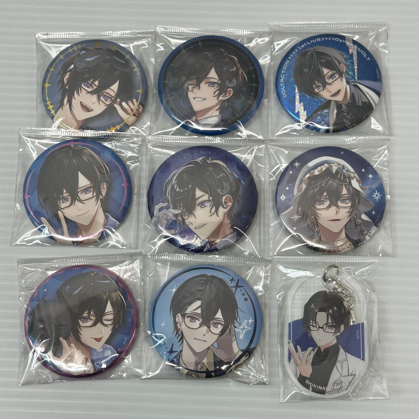 □にじさんじ 四季凪アキラ 缶バッジ 他 まとめ 中古品 smvt097169 