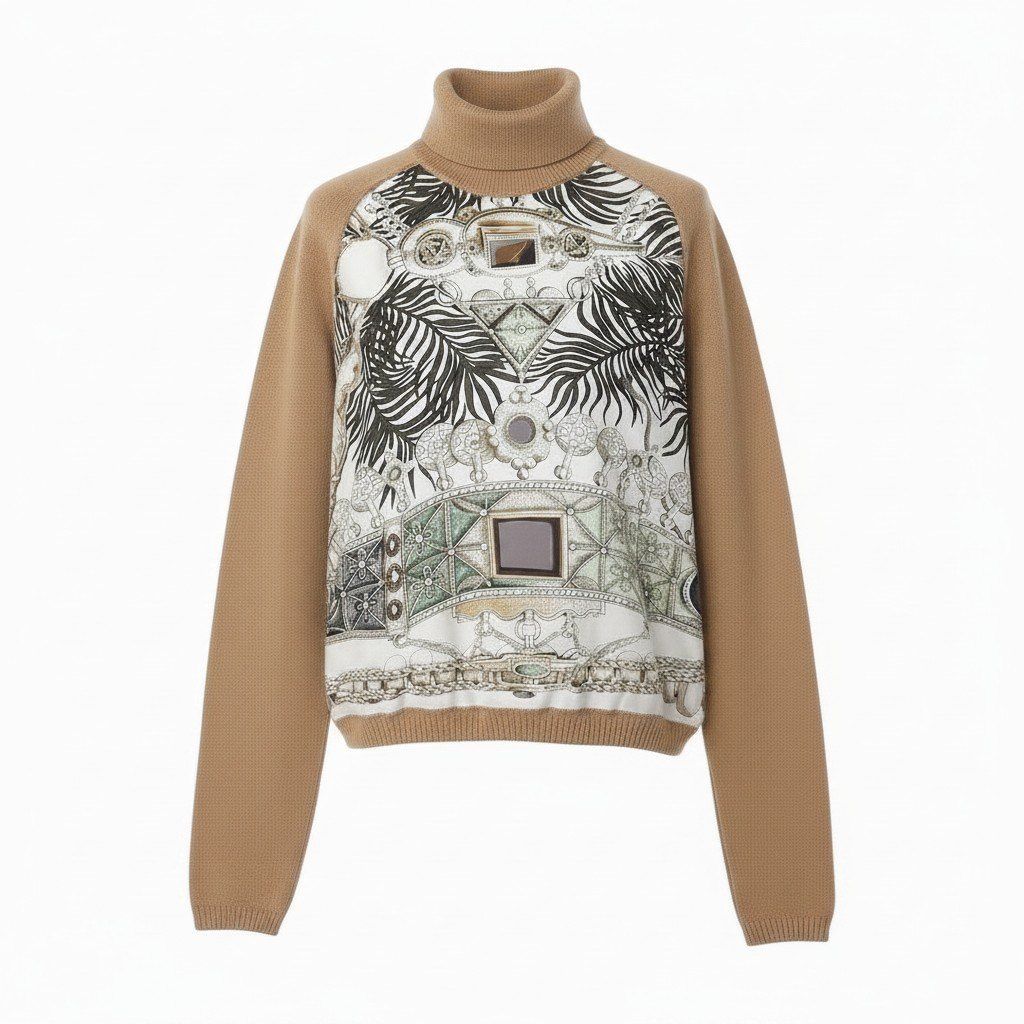 28f15 HERMES エルメス マルジェラ期 ハイネックニットセーター
