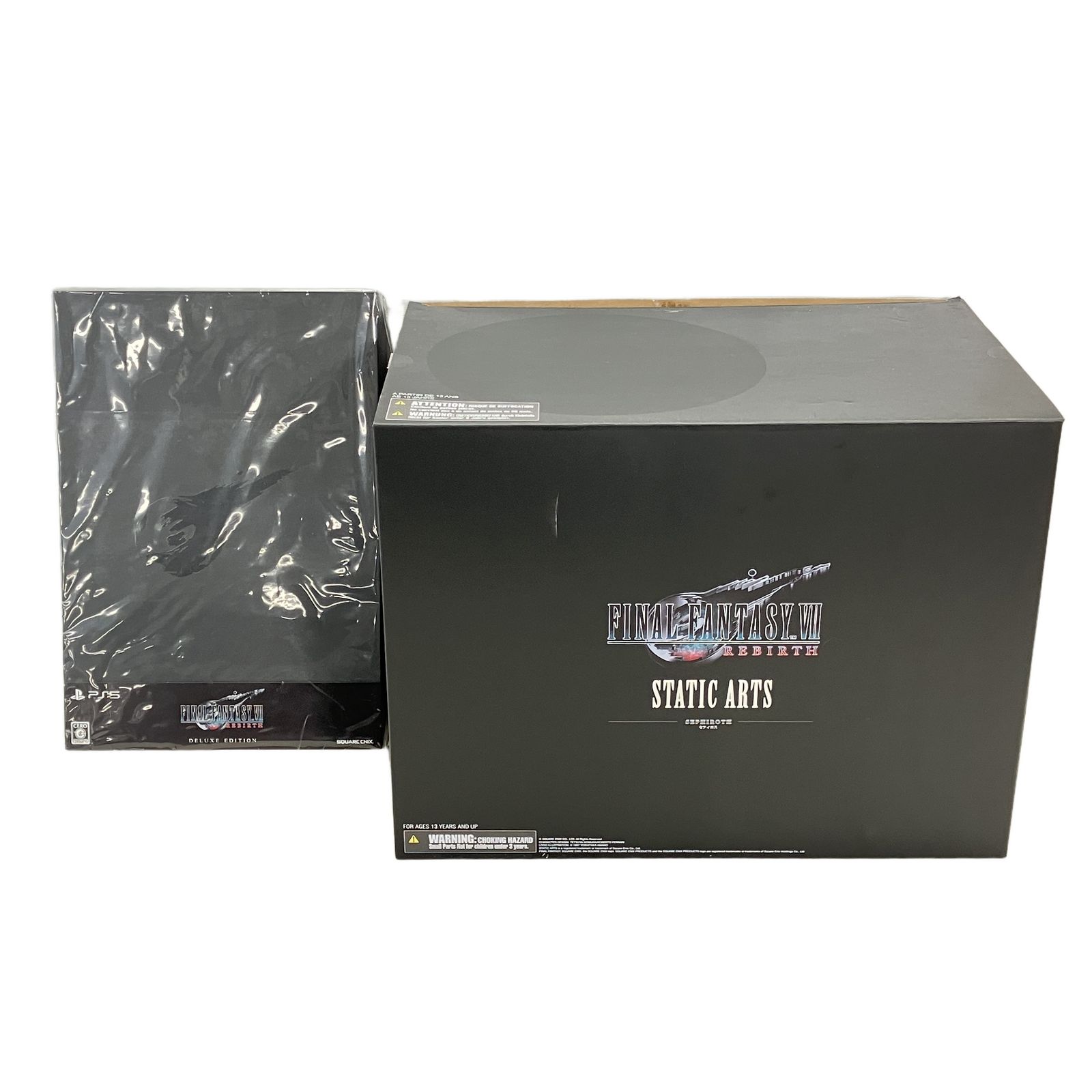 SQUARE ENIX FINAL FANTASY VII REBIRTH DELUX EDITION ファイナルファンタジーVII リバース コレクターズエディション PS5 ソフト セフィロス フィギュア付き 未開封 W11335420