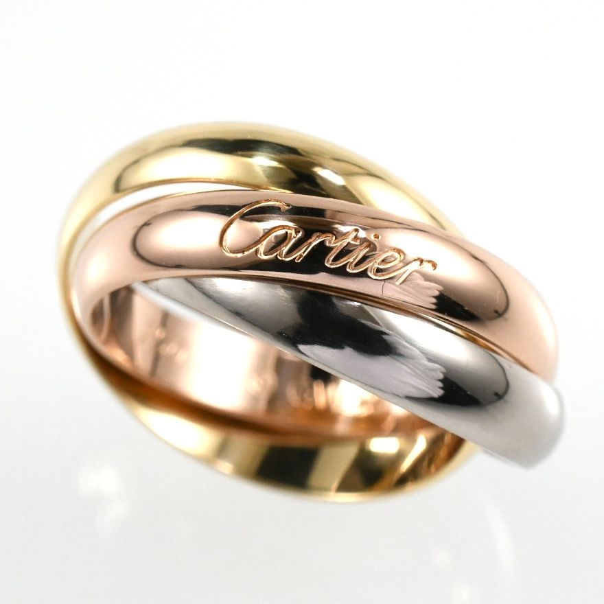 Cartier カルティエ トリニティリング MM クラシック K18 スリーカラー