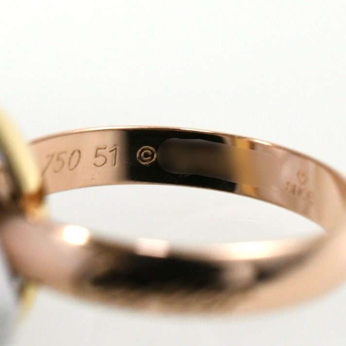 Cartier カルティエ トリニティリング MM クラシック K18 スリーカラー