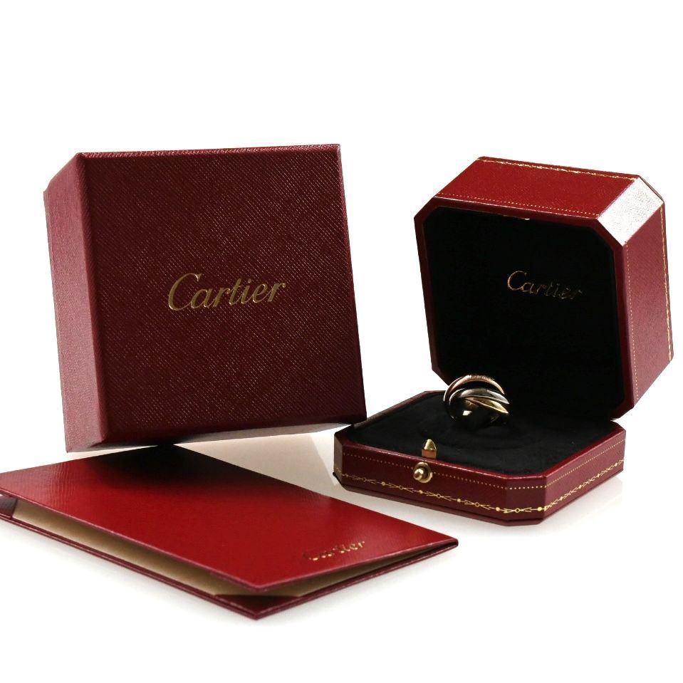 Cartier カルティエ トリニティリング MM クラシック K18 スリーカラー