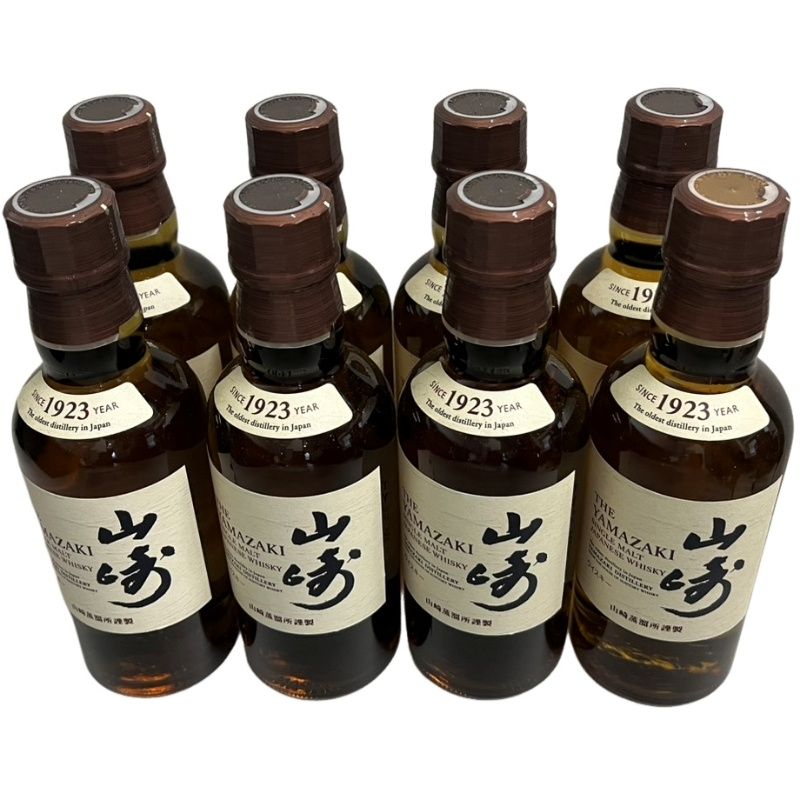 サントリー ウイスキー 8本セット 山崎NV 180ml 43度 なし 【未開栓品
