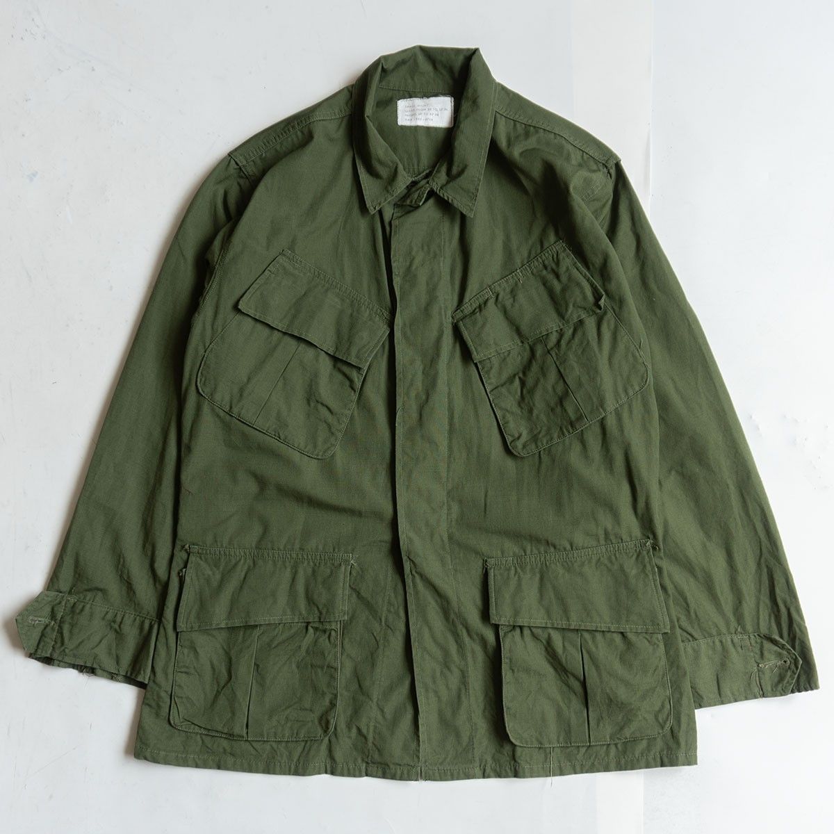 美品/60s～70s】US ARMY【5th ジャングルファティーグジャケット