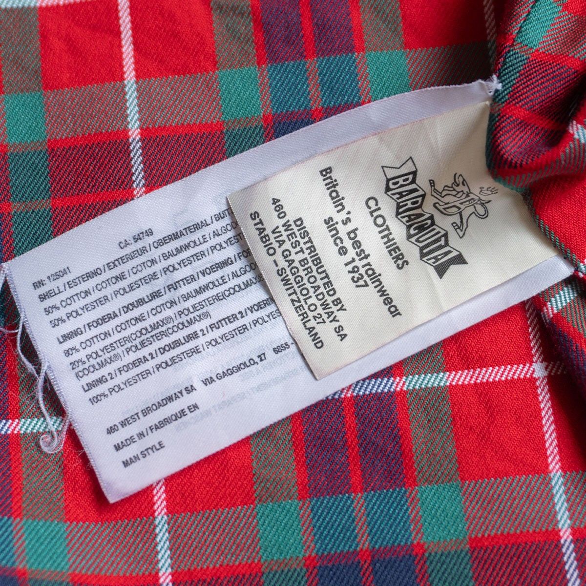 定番】 BARACUTA 【G9 スウィングトップ ハリントンジャケット】 38 