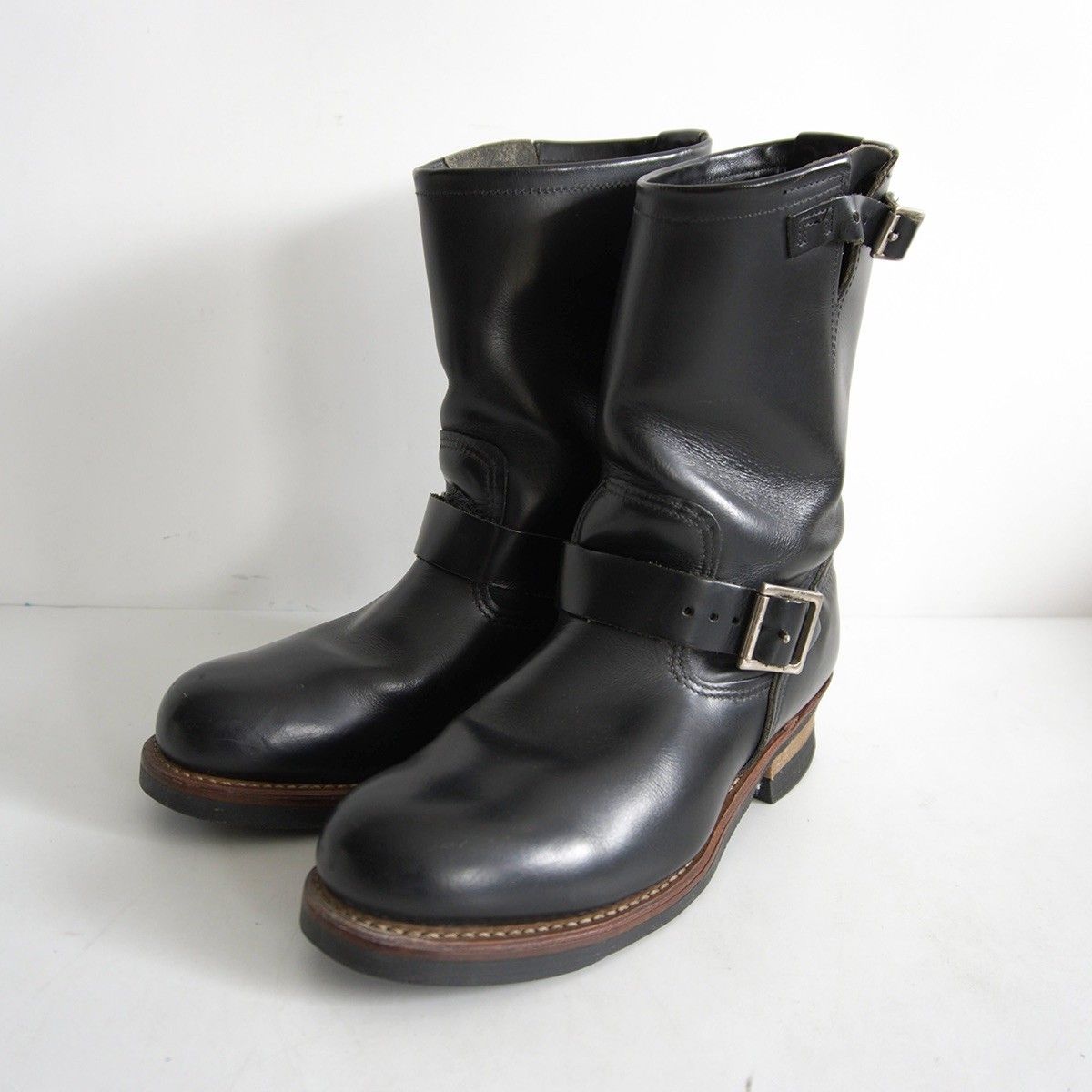 【11年製】REDWING【2268/エンジニアブーツ】US9.5 ブラック レッドウィング ブラック USA製 26060483