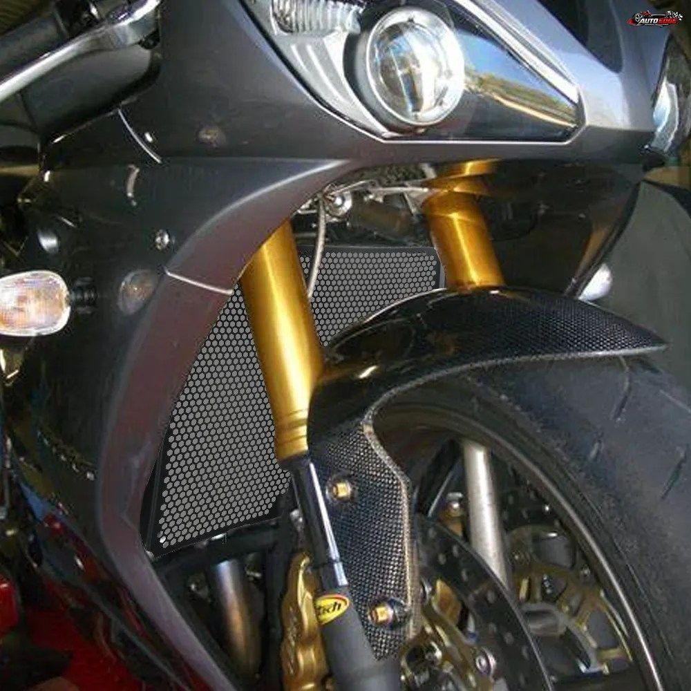 DAYTONA 675 R 2013 2014-2017用アクセサリー オートバイ用アルミラジエーターグリルガードカバー DAYTONA675 ウォータータンク保護