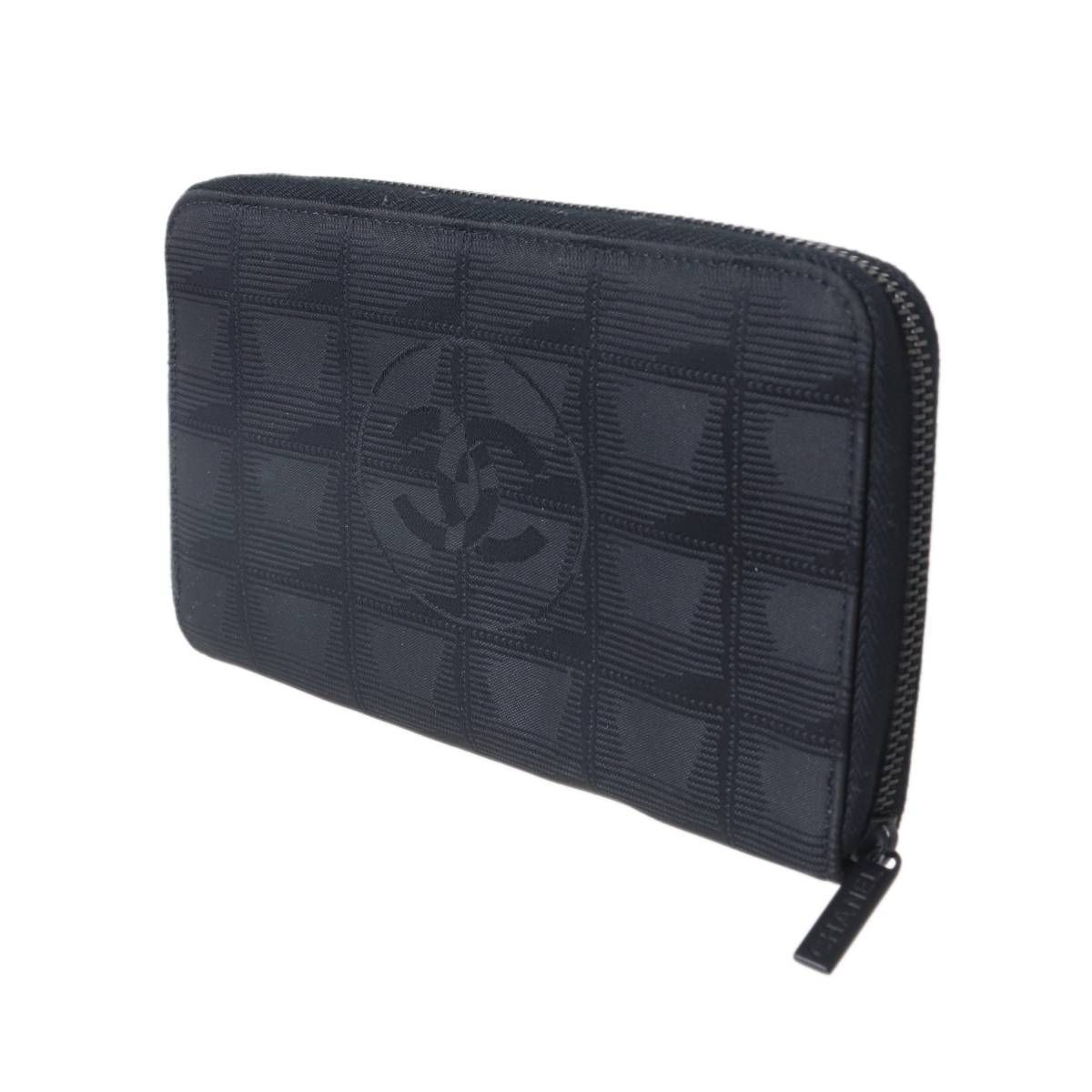 CHANEL/シャネル ラウンドファスナー長財布 シールのみ ニュートラベル