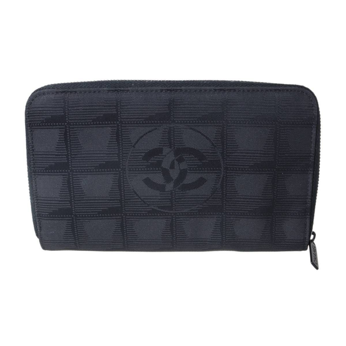 CHANEL/シャネル ラウンドファスナー長財布 シールのみ ニュートラベル 