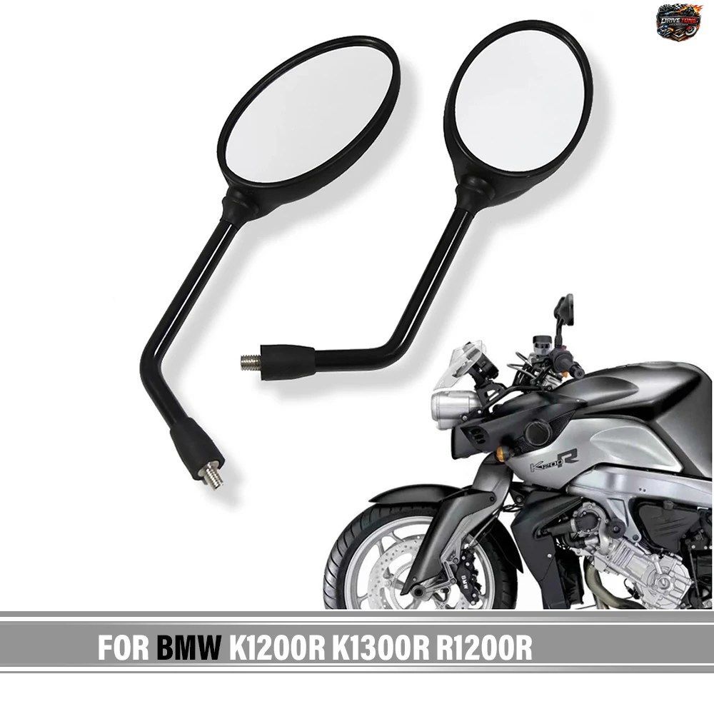 BMW K1200R K1300R R1200R オートバイ用バックミラー、サイドマウントバックミラー、丸型サイドバックミラー