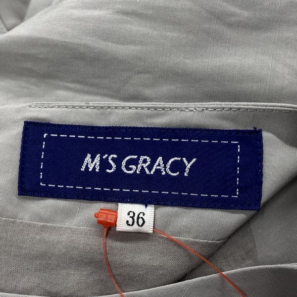 □ エムズグレイシー M'S GRACY ノースリーブワンピース ドレス ミモレ