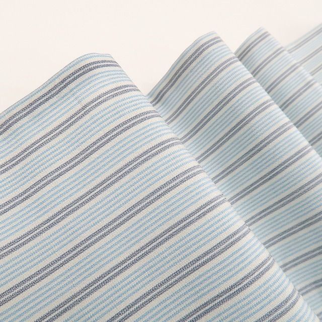 新品・夏牛首紬】紗紬 縦縞 お仕立て上がり品 夏着物 証紙付 白山工房