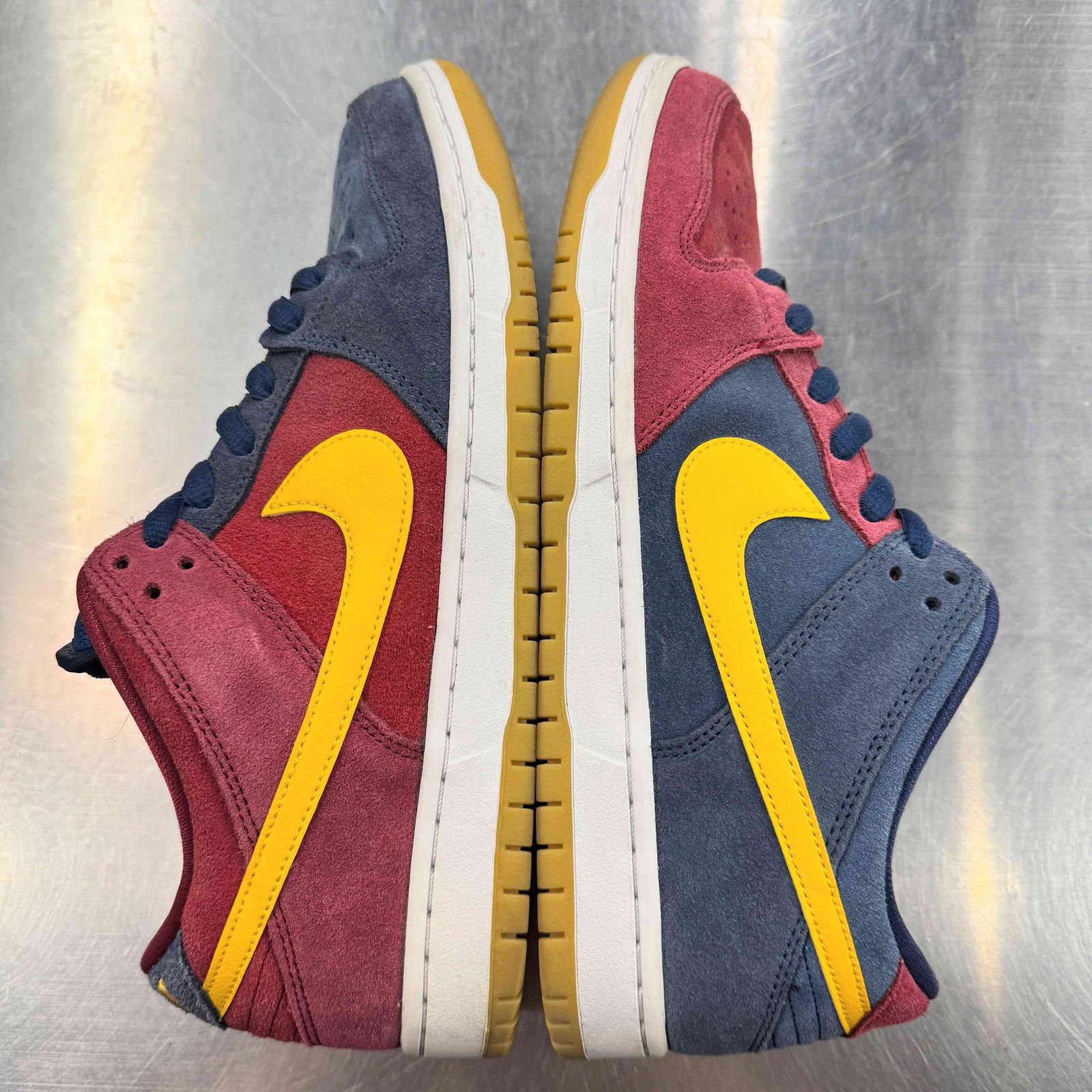 US10】 NIKE SB SB DUNK LOW PRO PRM Barcelona DJ0606-400 【中古 