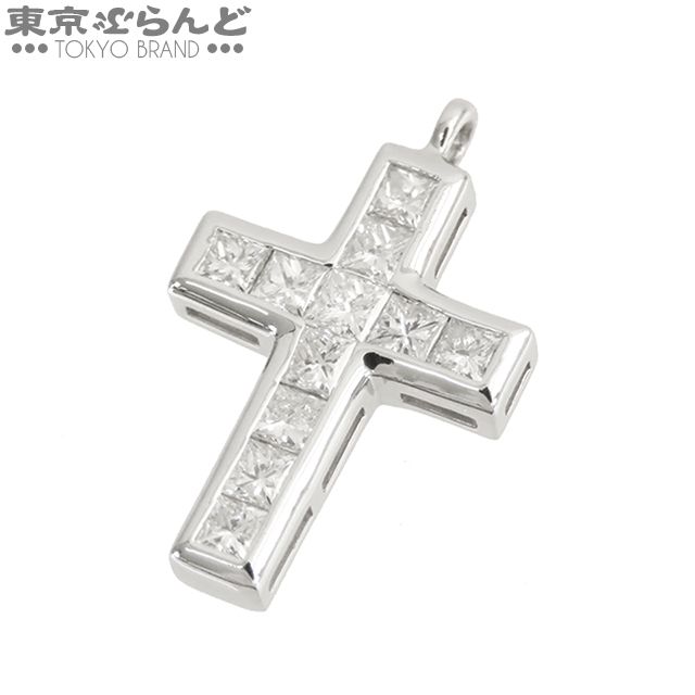 ユキザキ YUKIZAKI リッチクロス ペンダントトップ W50217.2.2 プラチナ Pt900 ダイヤモンド 0.50ct チャーム レディース 仕上済 101824016