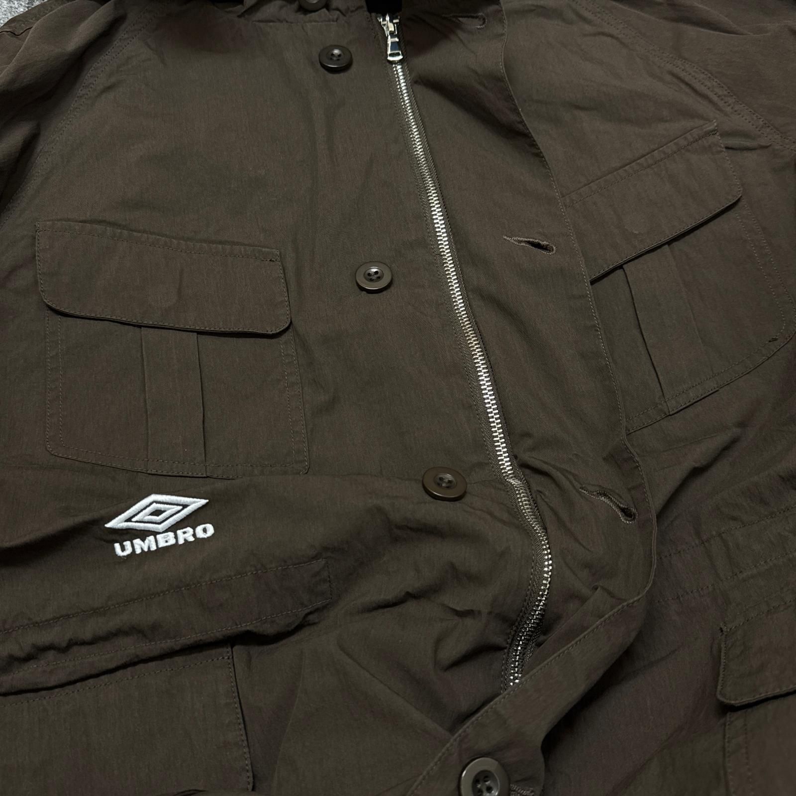 未使用 UMBRO  × Slam Jam Masked Field Jacket マスクフィールドジャケット アンブロ  × スラムジャム UBMW037FA22 ダークブラウン XL （16908M） 未使用 UMBRO × Slam Jam Masked Field Jacket マスクフィールド
