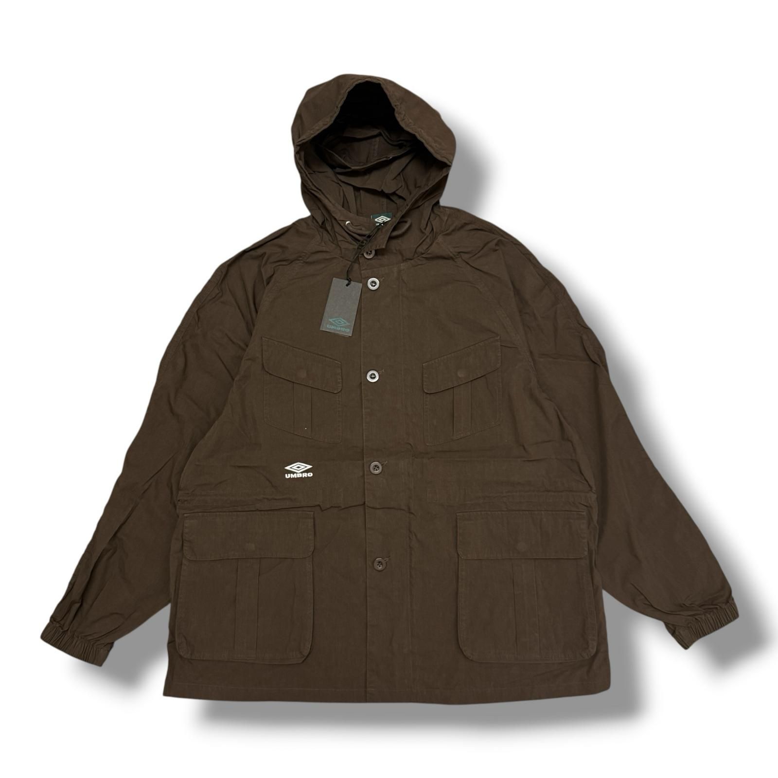 未使用 UMBRO × Slam Jam Masked Field Jacket マスクフィールドジャケット アンブロ × スラムジャム UBMW037FA22 ダークブラウン XL （16908M）