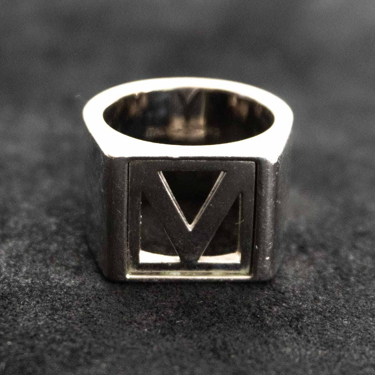 【雰囲気抜群】LOUIS VUITTON【M61992 Vスクエアリング】M 19号 ルイヴィトン 26060156