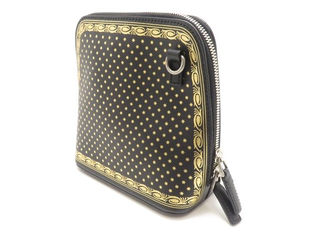 GUCCI グッチ バッグ ロゴプリント ミニショルダーバッグ ブラック