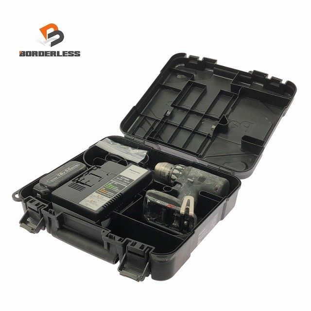 ☆中古品 Panasonic パナソニック 14.4V/18V 充電ドリルドライバー EZ74A2 バッテリ1個(5.0Ah) 充電器 ケース 充電式ドライバドリル130430