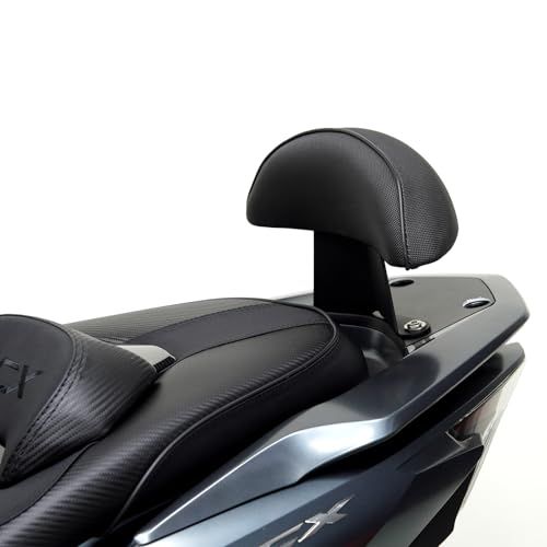 Entrotechタンデムバックレスト PCX125 PCX150 PCX160 新型2025年モデル対応 アクセサリータンデムバー付バックレストセット リアウイング助手席シートバック防水 (M)ts