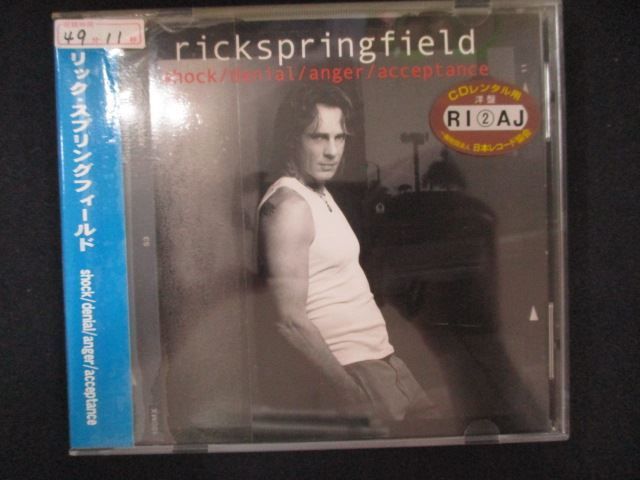 Rick Springfield☆Shock/Denial/Anger限定 2566 レンタル版CD Shock / Denial / Anger / Acceptance(輸入盤)/Rick