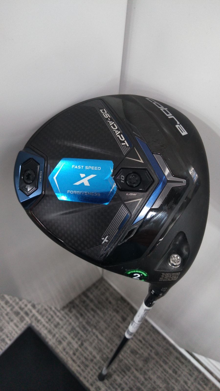 Dr浦安【中古 試打済みドライバー】コブラ 2025 DS-ADAPT X Driver ドライバー 9.0° メンズ 右用 Denali Blue 60 フレックス6.0 カーボンシャフト装着 USA直輸入品 ゴルフクラブ(浦安店)