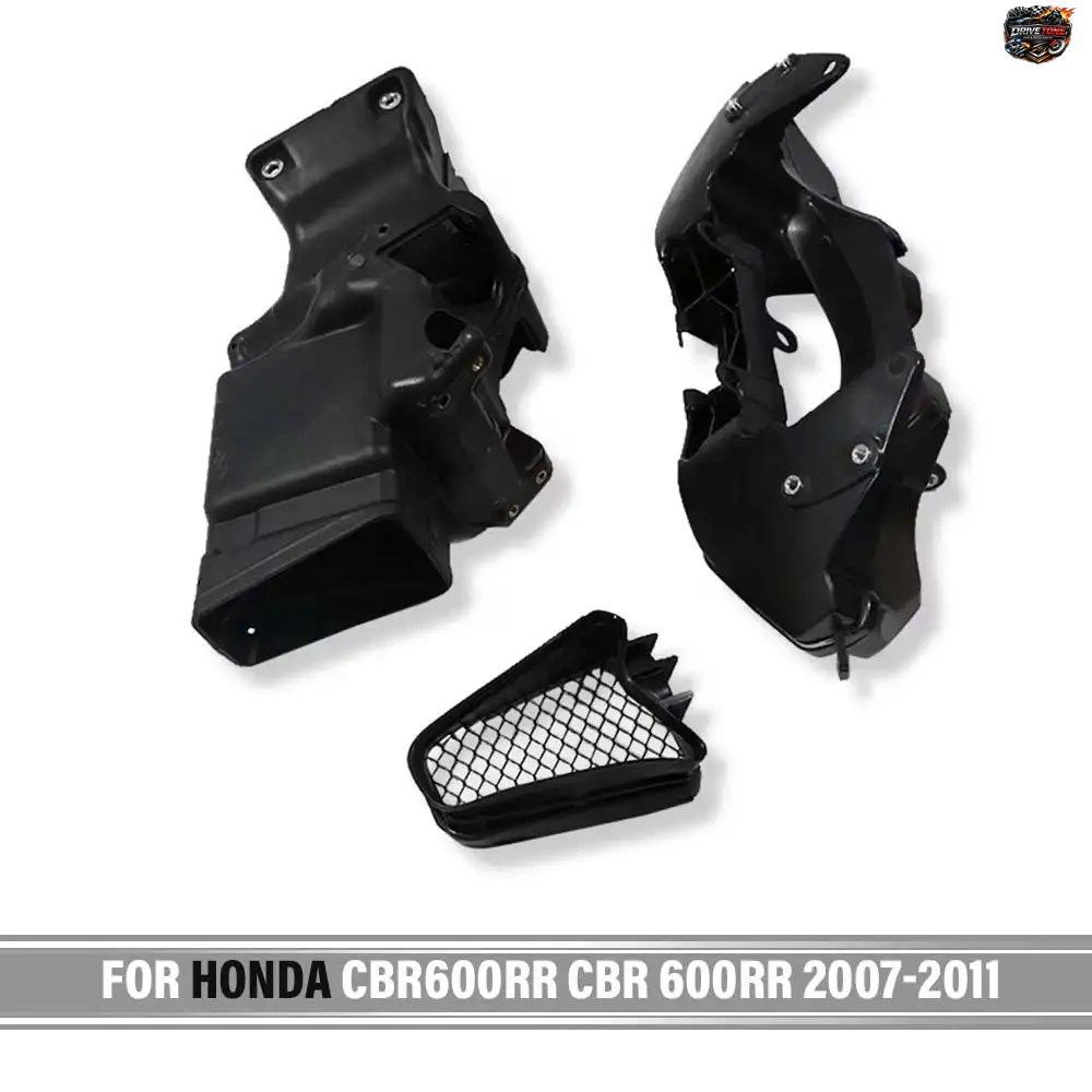ホンダ CBR600RR 2007-2011 2012 用アクセサリー モーターサイクル ラムエアチューブダクトインテーク ヘッドライトブラケット フェアリン