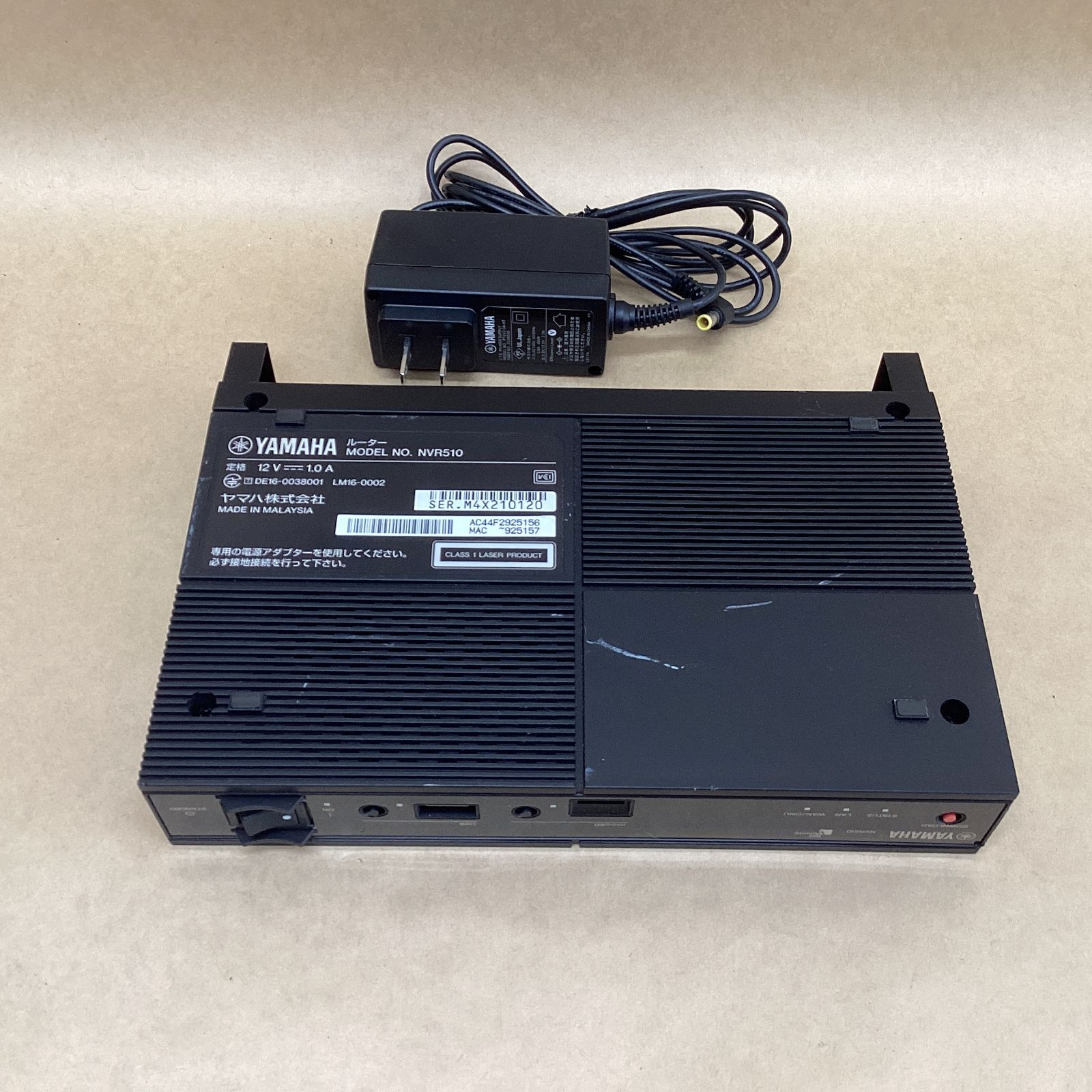 通電確認済 ヤマハ VoIPルーター NVR510 中古 - メルカリ