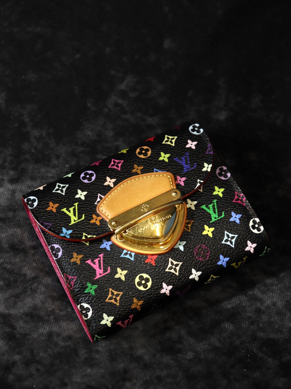 LOUIS VUITTON ルイ・ヴィトン ポルトフォイユ ジョイ M60282 三つ折り財布 モノグラムマルチカラー ブラック 57,480円