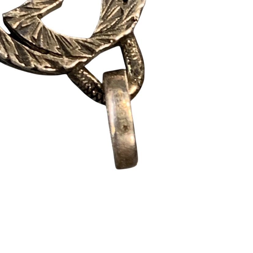 【訳アリ／新品磨】 GUCCI アラベスク ペンダント〈ラージ〉 ♪4457 GUCCI グッチ ネックレス アラベスク シルバー 2006 中古 TOP