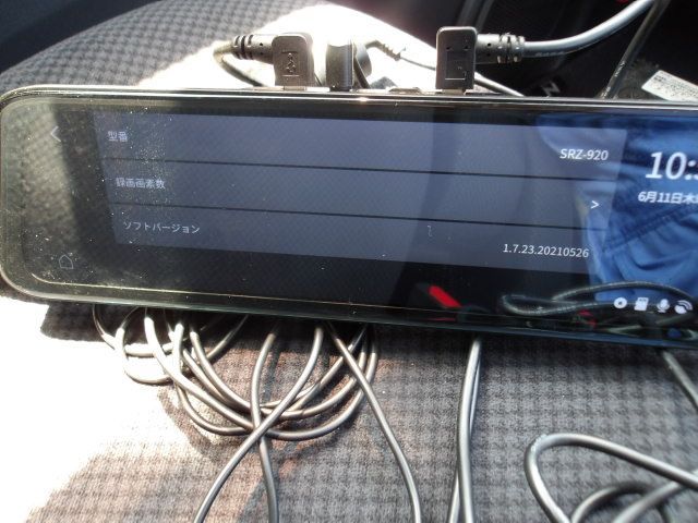Regeo レジオ ミラー型ドライブレコーダー SRZ-920 前後カメラ - メルカリ