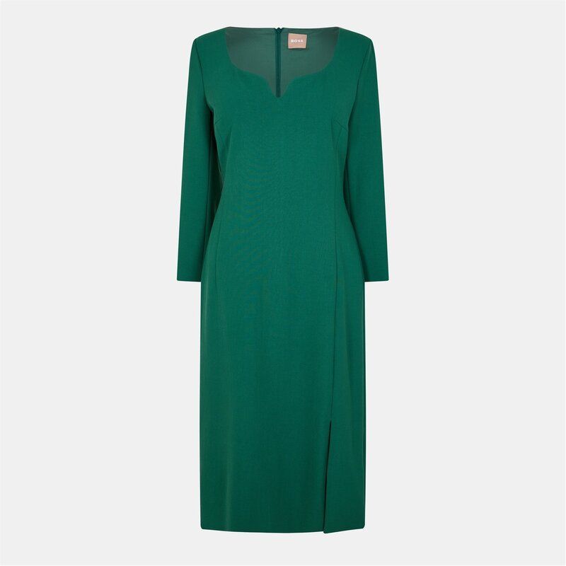 ボス レディース トップス ワンピース Boss Dihera1 10247725 01 Open Green グリーン