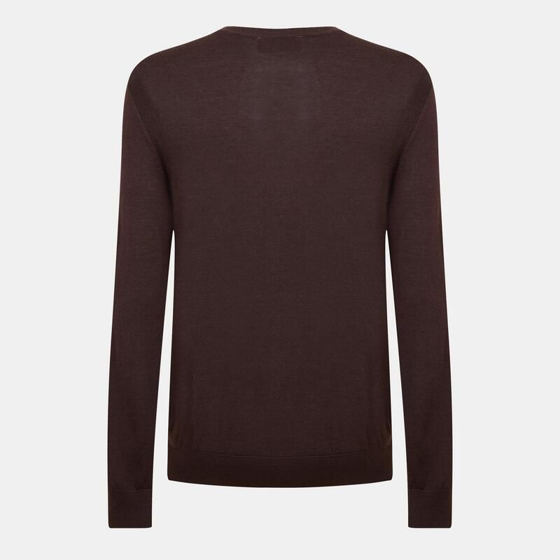 ボス メンズ アウター ニット・セーター Boss LOvero 10251683 01 Brown ブラウン