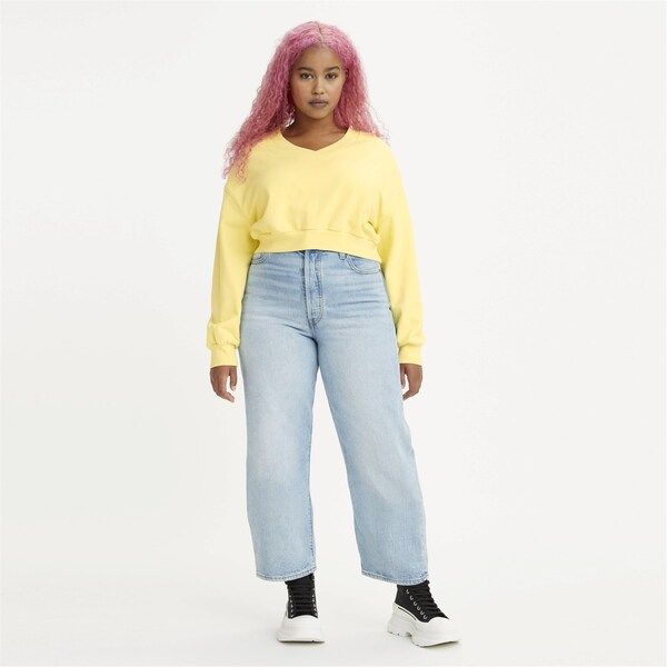 リーバイス レディース ボトムス デニムパンツ ジーンズ Levis Ribcage Jeans Middle Road