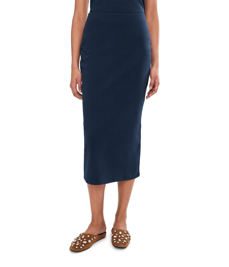 ヴィンスカムート レディース ボトムスカート ミディ Vince Camuto PullOn Midi Skirt Classic Navy ネイビー