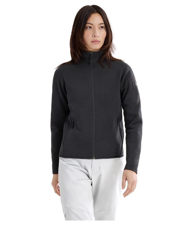 アークテリクス レディース アウター コート カーディガン Arcteryx Covert Cardigan Black ブラック