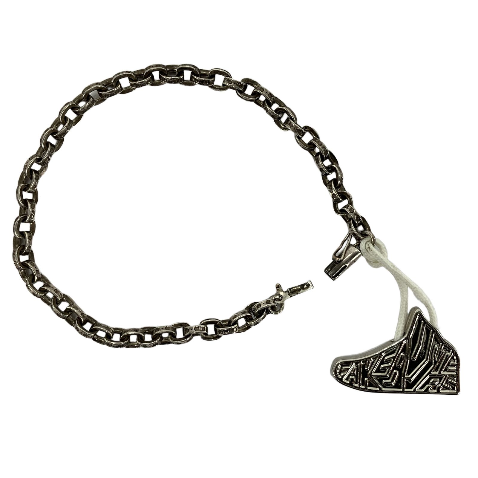 鑑定済 CHROME HEARTS クロムハーツ ペーパーチェーン ブレスレット 8インチ シルバー PAPER CHAIN 8inch SV925 中古 Y11195908