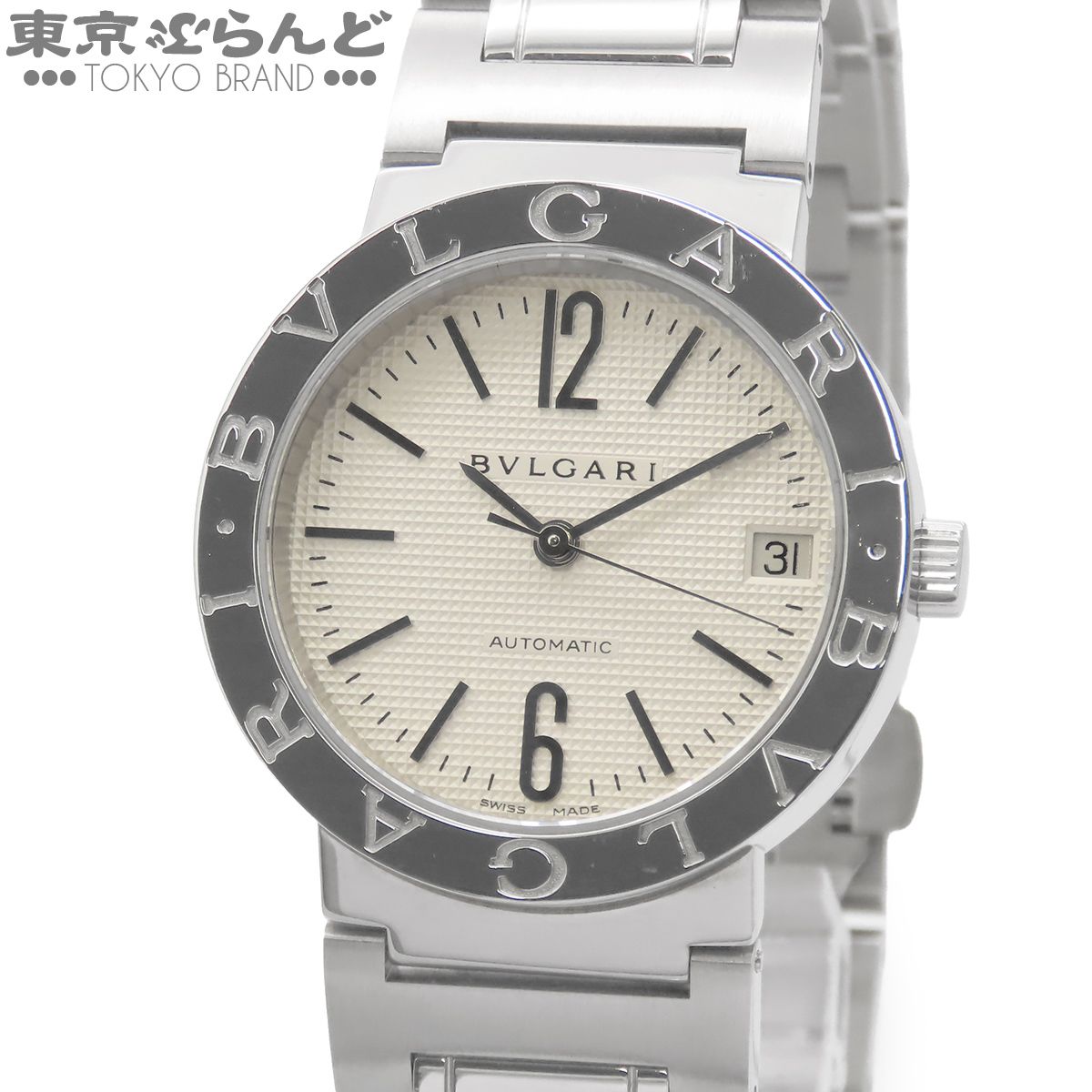 ブルガリ BVLGARI ブルガリ ブルガリ BB33SSAUTO ホワイト SS 腕時計 メンズ 自動巻 101866052