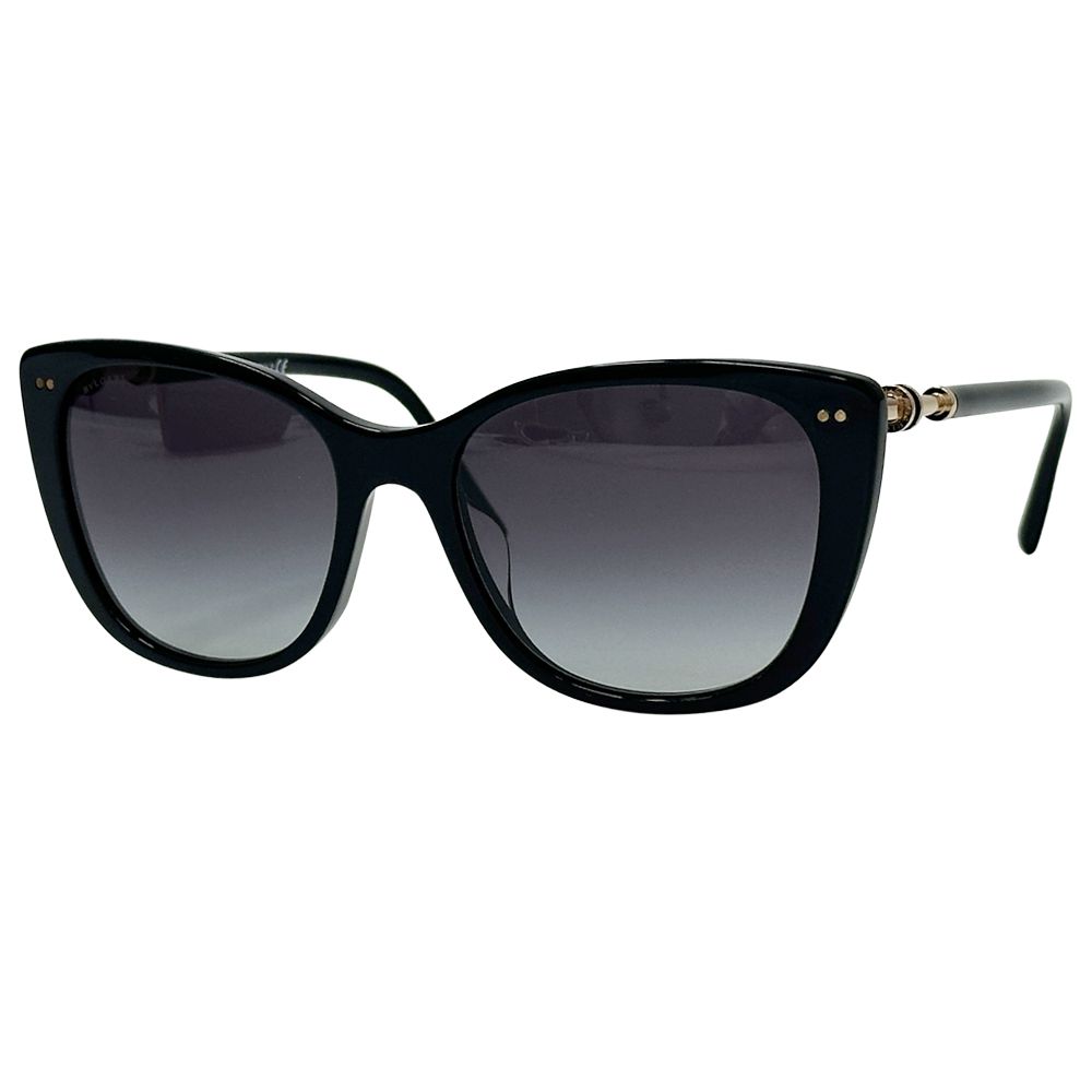 ブルガリ BVLGARI サングラス レディース ブランド B-zero1 ビーゼロワン ブラック 8220-F 56□18 145 おしゃれ 上品 エレガント 【中古】